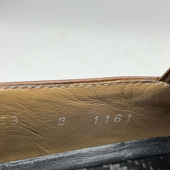 Michael Toschi Slip On Loafers Men Size 8 Brown Leather Low Top Carbonlite Shoes main image 10